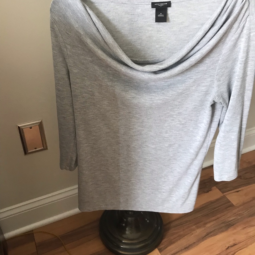 Draped cotton shirt